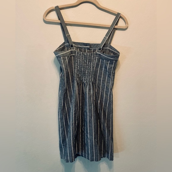 Denim fabric mini dress - Picture 4 of 5